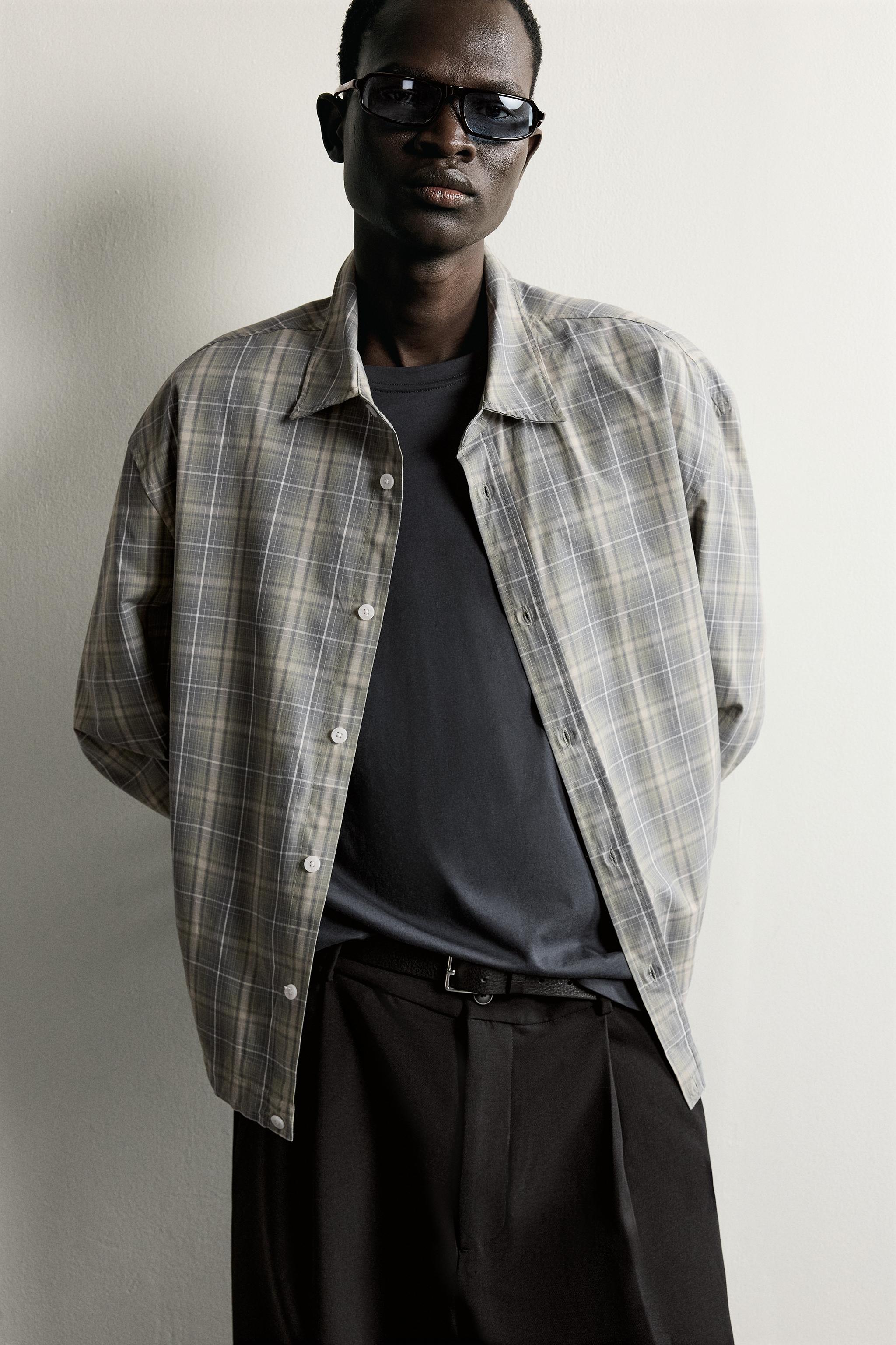 CHEMISE À CARREAUX COUPE DÉCONTRACTÉE
